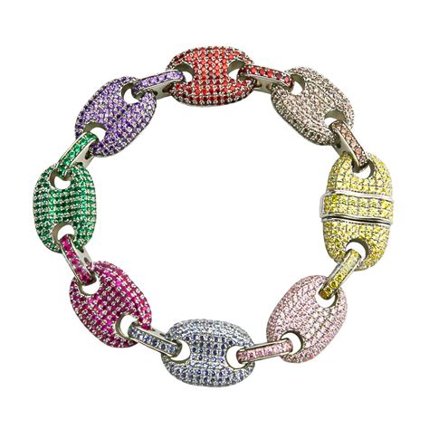 multicolor gucci link bracelet|Gucci link bracelet price.